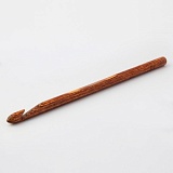 Крючок для вязания "Ginger" 4/15см, ламинированная береза, коричневый KnitPro, 31243