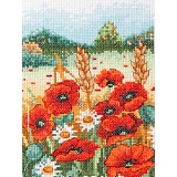 Купить недорого   Набор для вышивания Anchor "Poppy Field" 23*16см, MEZ Венгрия, AK114  в интернет магазине Фэмили хобби