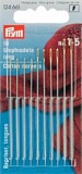 Набор игл ручных для штопки, длинные, № 3-9, сталь, серебристый, 10шт, Prym, 124659