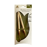 Спицы круговые с поворотным тросиком "Knina Swivel" 9мм/60см, бамбук, Tulip, KS-600900