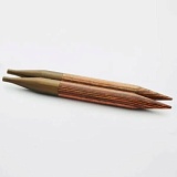 Спицы съемные "Ginger" 3мм/13см, ламинированная береза, коричневый, KnitPro, 31201