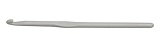Крючок для вязания "Basix Aluminum" 3,5мм/15см, алюминий, серый, KnitPro, 30776