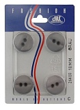 Пуговицы, размер 18мм, пластик, Dill, 026480/18-4