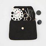 Сумочка "Coal" для аксессуаров 13*9,5*1,5см (в закрытом виде), черный, KnitPro, 12866