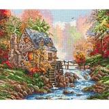 Купить недорого   Набор для вышивания Maia "Cobblestone Mill" 25*32см, MEZ Венгрия, 5678000-01216  в интернет магазине Фэмили хобби